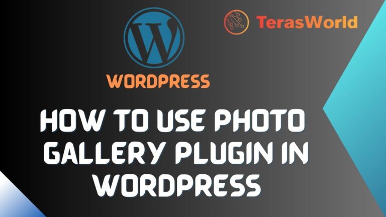 How to Use Photo Gallery Plugin in WordPress