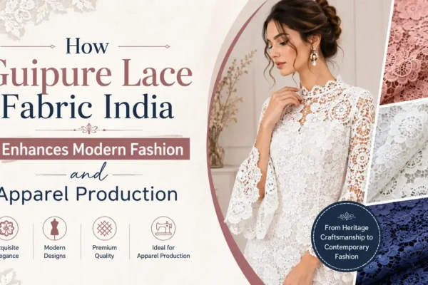 Guipure Lace Fabric India