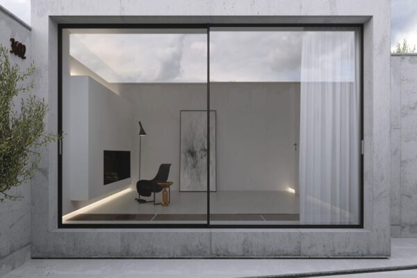 slim aluminium doors