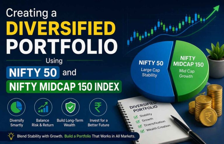 Creating a Diversified Portfolio Using Nifty 50 and Nifty Midcap 150 Index