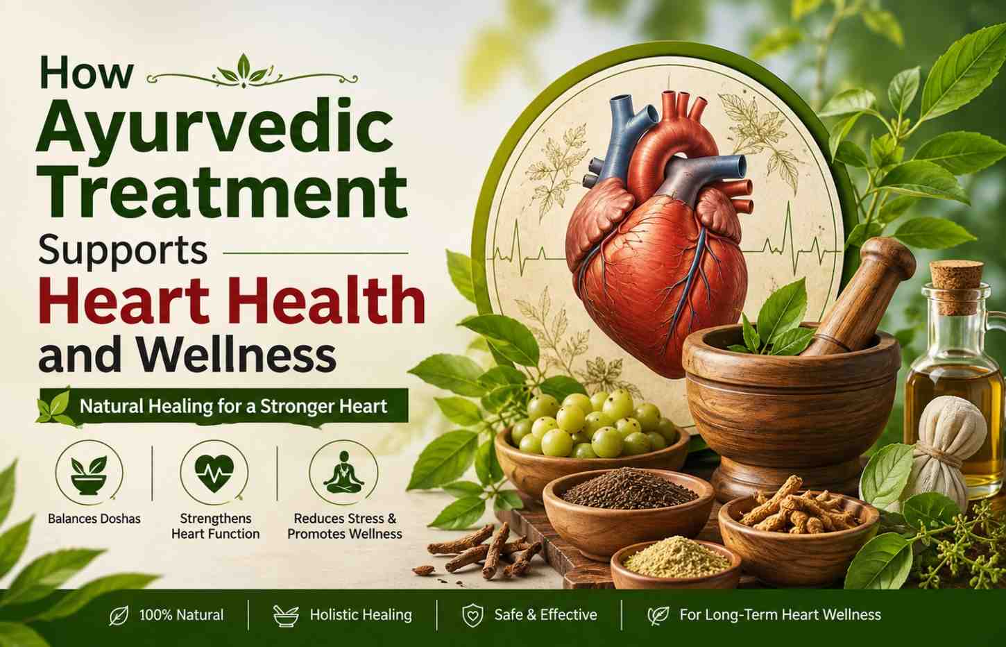 How Ayurvedic Treatment Supports Heart Health and Wellness