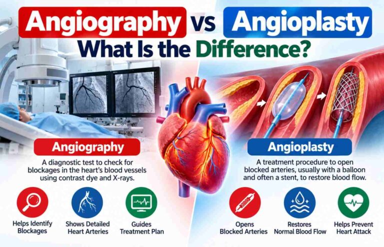 Angiography vs Angioplasty: What Is the Difference?