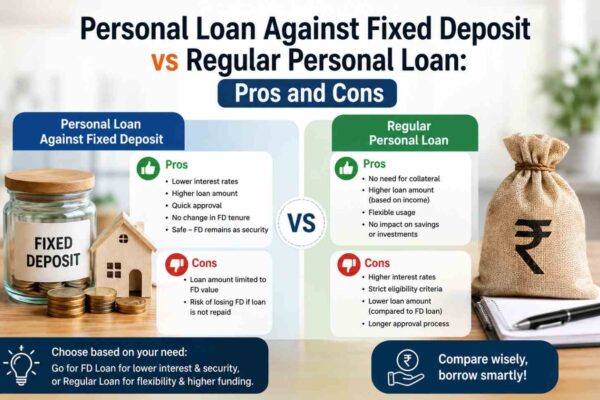 Personal Loan Against Fixed Deposit vs Regular Personal Loan Pros and Cons
